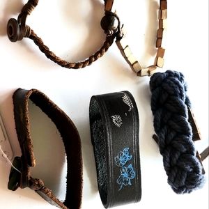 5pc AF HOLLISTER BRACELETS NWOT & NWT